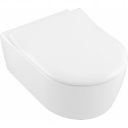 Унитаз подвесной Villeroy Boch Avento 5656RS01 DirectFlush безободковый с микролифтом