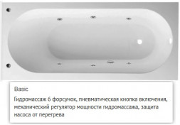 Villeroy Boch Oberon 190x90 ванна с гидромассажем