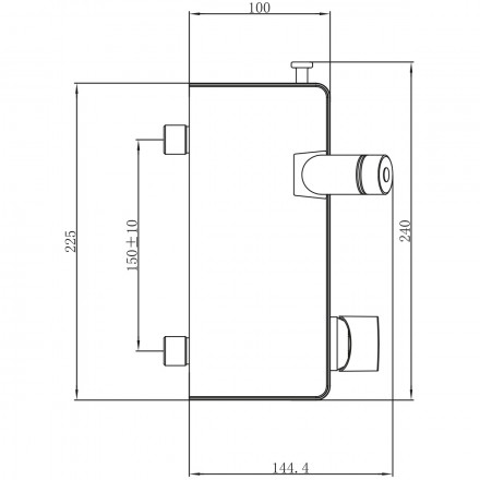 Lemark Solo LM7168CW смеситель с гигиеническим душем