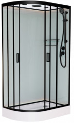 Frank F412R Black Душевая кабина 120x80