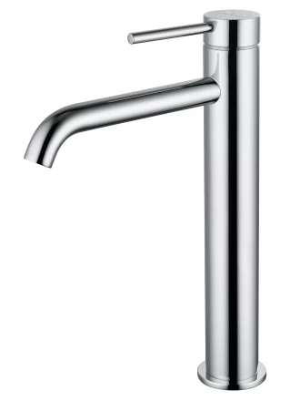 Wonzon &amp; Woghand Stick WW-88239017-CR Смеситель для раковины высокий черный матовый