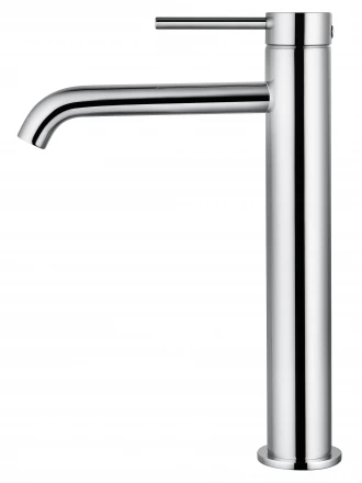Wonzon &amp; Woghand Stick WW-88239017-CR Смеситель для раковины высокий черный матовый