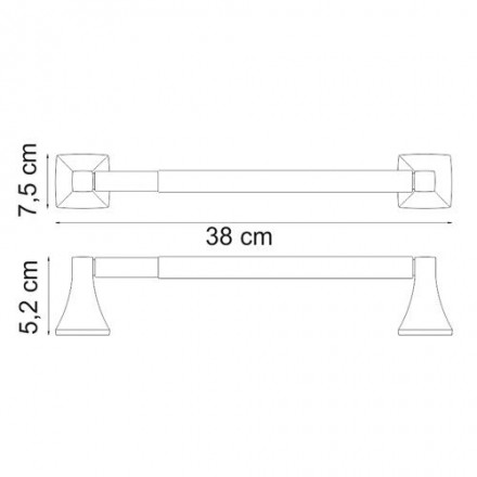 Wasserkraft Wern К-2591 Держатель бумажных полотенец 32 см