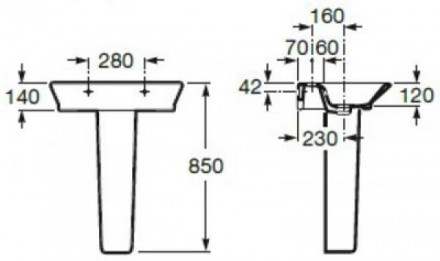 Roca Gap 337470000 пьедестал