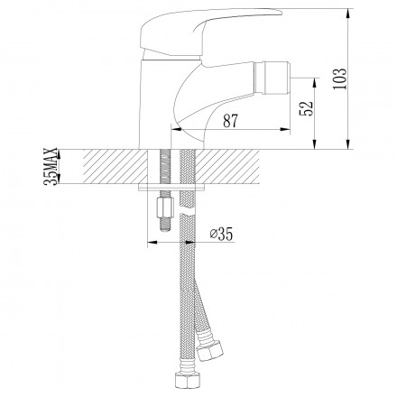 Lemark Pramen LM3308C смеситель для биде