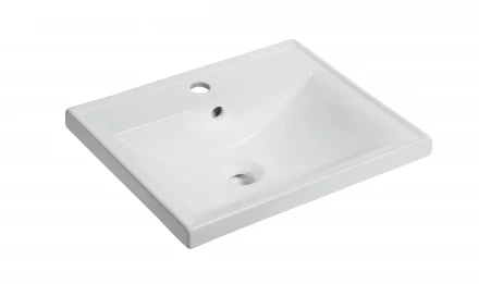 Milleau Miel MU7028H-GW Раковина встраиваемая 50.5x41x16 белый глянец