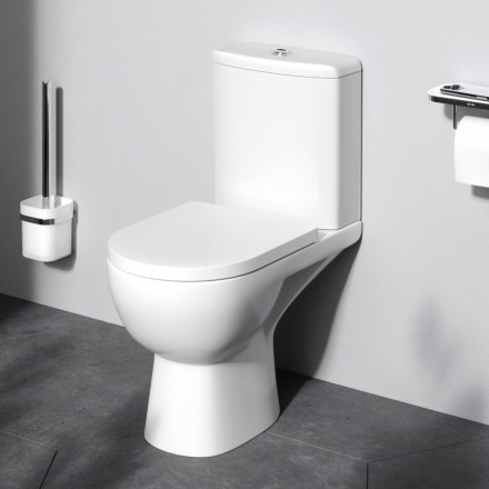 Am.pm Sunny C85C8600SC Унитаз-компакт FlashClean с сиденьем микролифт