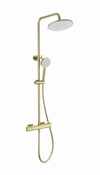 Wonzon &amp; Woghand Stay WW-B3051-A-BG Душевая система с термостатом брашированное золото