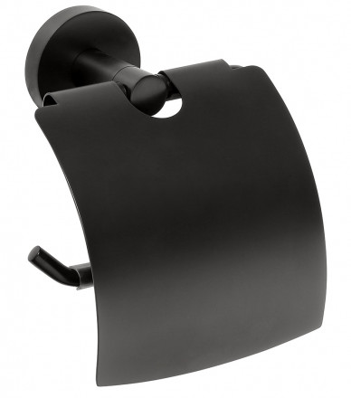 Bemeta Dark 104112010 Держатель туалетной бумаги с крышкой