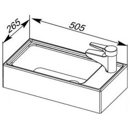 Belbagno 7045-KL Раковина из искусственного мрамора