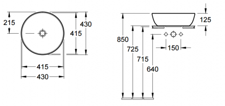 Villeroy&amp;Boch Artis 417943 раковина-чаша 43 см