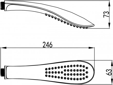 Lemark LM8006C Душевая лейка