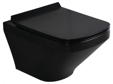 BelBagno Sela BB3201CHR-MB унитаз подвесной безободковый (чаша)