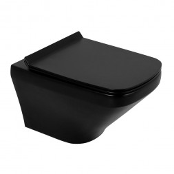BelBagno Sela BB3201CHR-MB унитаз подвесной безободковый (чаша)