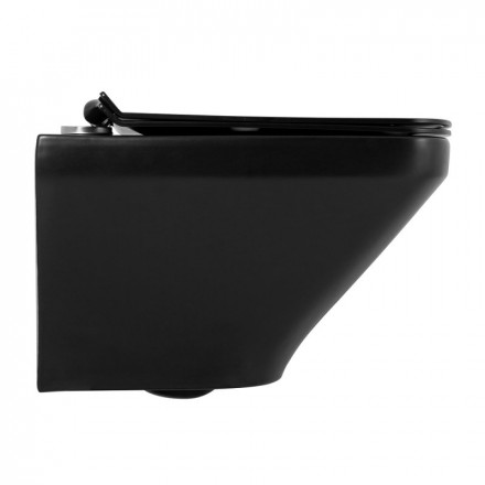 BelBagno Sela BB3201CHR-MB унитаз подвесной безободковый (чаша)