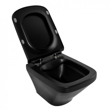 BelBagno Sela BB3201CHR-MB унитаз подвесной безободковый (чаша)