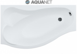 Aquanet Palma 170x90 левая акриловая ванна без гидромассажа