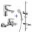 Lemark Plus Shape LM1780C Комплект смесителей 3 в 1