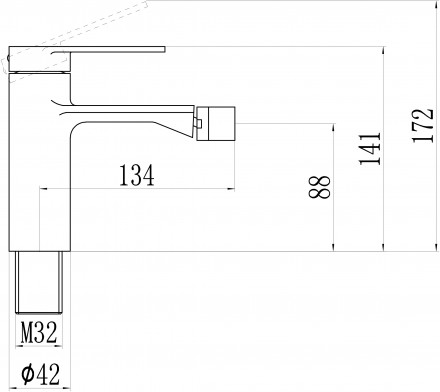 Savol S-601860 смеситель для биде