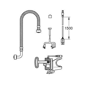 Grohe 46944001 Установочный комплект для автоматического смыва