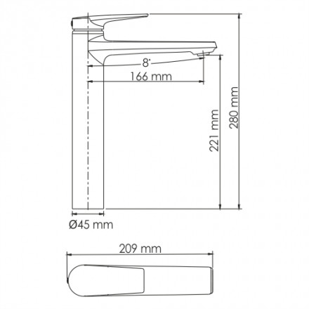 Wasserkraft Aisch 5503H Смеситель для раковины