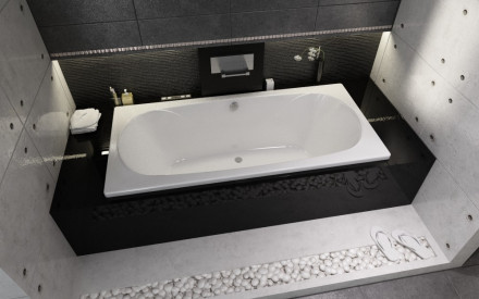 Riho Taurus 170x80 без гидромассажа акриловая ванна