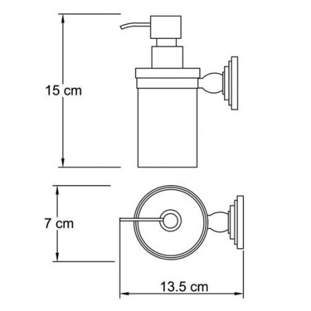 Wasserkraft Isar К-7399 Дозатор для жидкого мыла