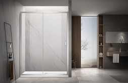 Aquatek  AQ ARI RA 12020CH Душевая дверь двухэлементная, раздвижная 200х120, хром