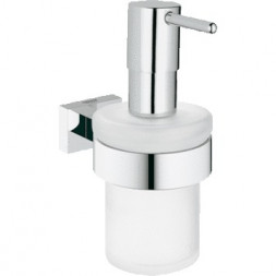 Grohe Essentials Cube 40756001 Дозатор жидкого мыла с держателем