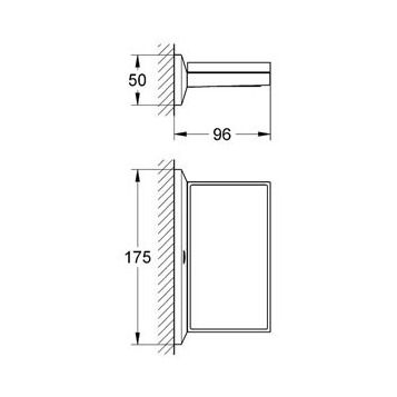 Grohe Allure Brilliant 40504000 Мыльница с полкой