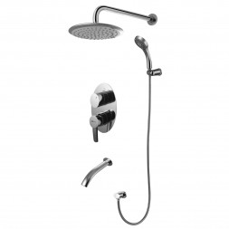 Lemark Atlantiss LM3222C смеситель для ванны и душа, встраиваемый