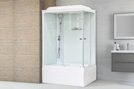 RB 8100BP5-WT правая душевая кабина 100x80x217