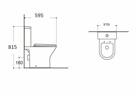 Aquatek Леон AQ2785-00 Унитаз-компакт с сиденьем Soft Close