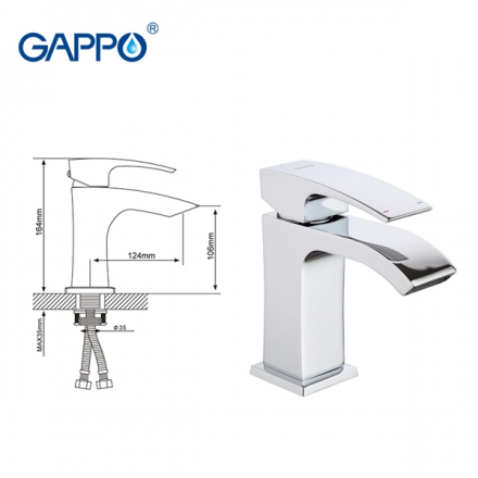 Gappo G1007-1 Смеситель для раковины