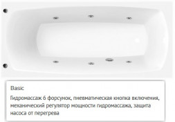 Villeroy Boch My Art 170x75 ванна с гидромассажем