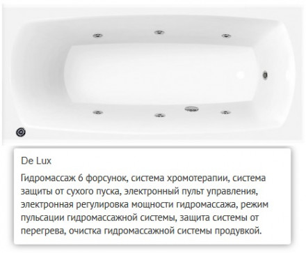 Villeroy Boch My Art 170x75 ванна с гидромассажем