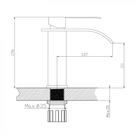 Haiba HB12815 Смеситель для раковины