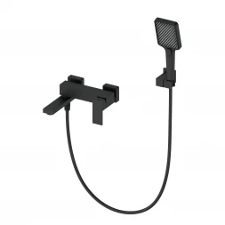 Wonzon &amp; Woghand Cube WW-88639016-MB Смеситель для ванны с душем брашированное золото