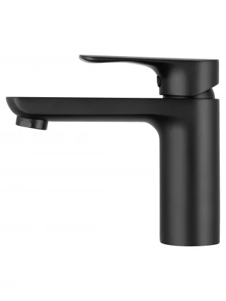 Wonzon &amp; Woghand Loop WW-A40732-MB Смеситель для раковины черный матовый
