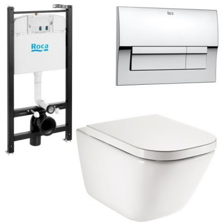 Roca 893104100 Gap унитаз подвесной с инсталляцией Roca