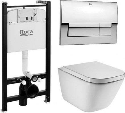 Roca 893104100 Gap унитаз подвесной с инсталляцией Roca