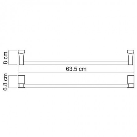 Wasserkraft Exter К-5230 Штанга для полотенец