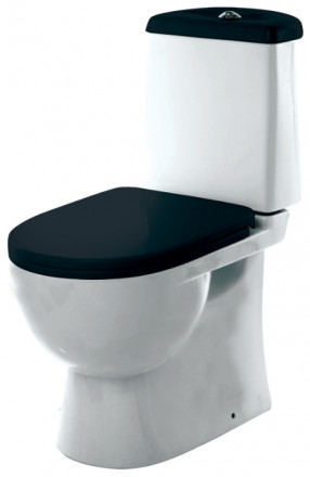 Унитаз-компакт Sanita luxe Best Color Black с сиденьем soft close