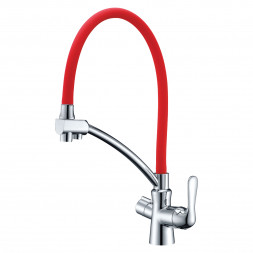 Lemark Comfort LM3070C-Red смеситель для кухни с подключением к фильтру с питьевой водой