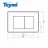 Teymi T70020WM Клавиша смыва 200x260x50