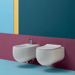 KERASAN Flo А0002431864 биде подвесное белый