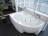 Aquatek Вега 170x105 Акриловая ванна левая без гидромассажа