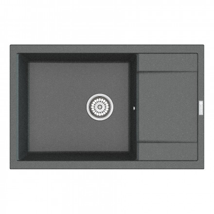 POINT Велета 78 PN3002GR мойка кухонная графит