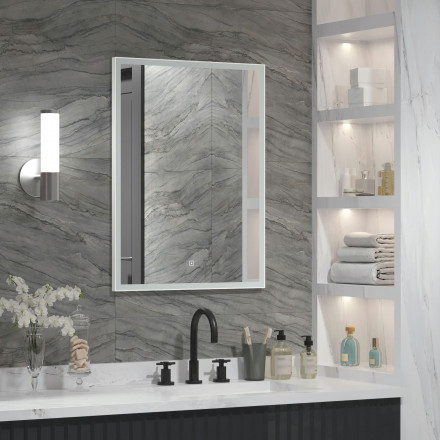 Континент Frame white standart 600x800 зеркало