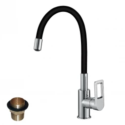 Rossinka Z Z35-35U-Black Смеситель для кухонной мойки